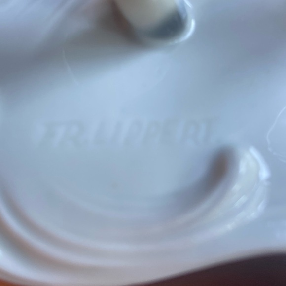 Vintage Metzler & Ortloff Porcelain Fawn Deer Grazing 5”x6” FR Lippert Germany - Picture 7 of 7